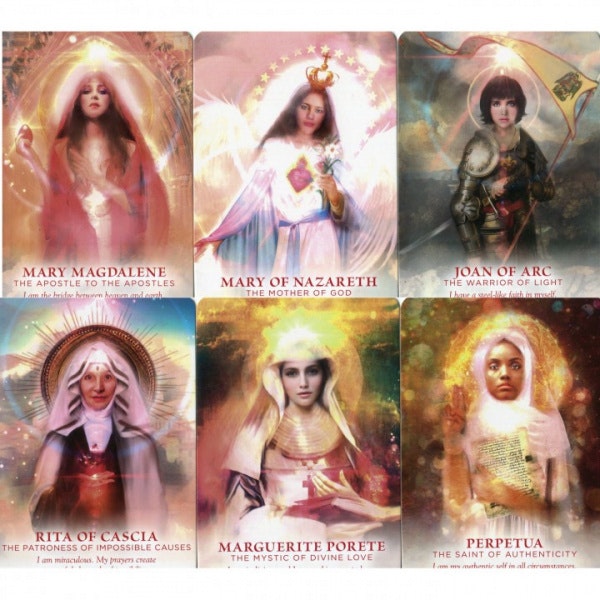 The Divine Feminine Oracle  A 53-Card Deck & Guidebook for Embodying Love by Meggan Watterson