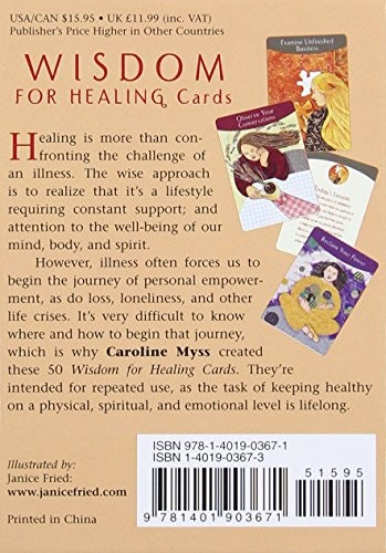 Wisdom For Healing Cards  Nurturing Guidance For The Energy Worker by Caroline Myss