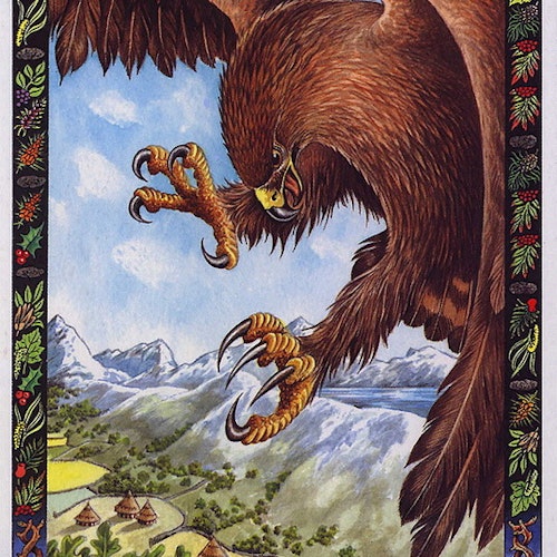 The Druid Animal Oracle Deck by Philip & Stephanie Carr-Gomm Illustrated by Will Worthington