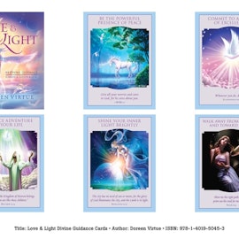 Love & Light  44 Divine Guidance Cards and Guidebook by Doreen Virtue