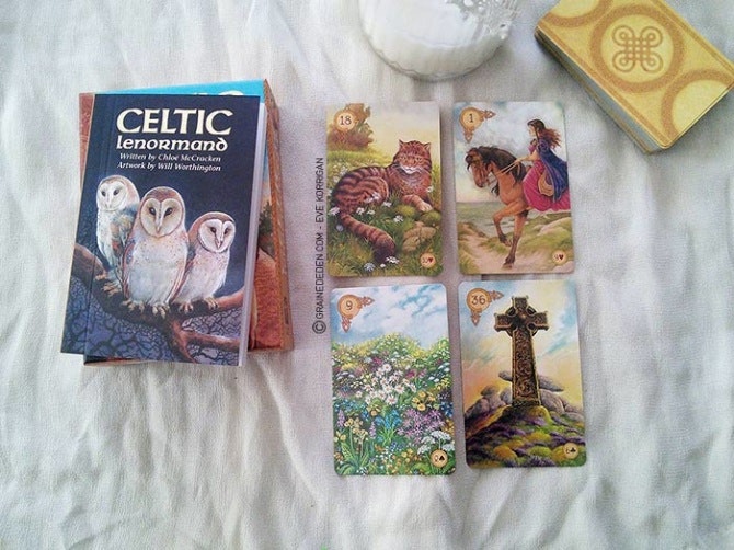 Celtic Lenormand  av Chloe McCracken, Will Worthington