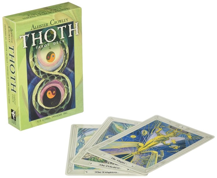 Large Thoth Tarot Deck av Aleister Crowley