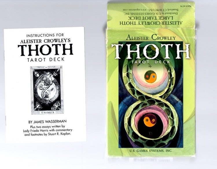 Large Thoth Tarot Deck av Aleister Crowley