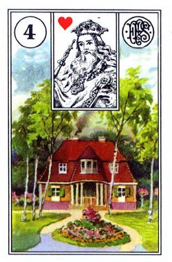 Mlle Lenormand 194115 Fortune Telling Cards by Piatnik Mlle