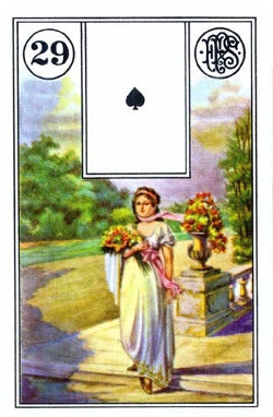 Mlle Lenormand 194115 Fortune Telling Cards by Piatnik Mlle