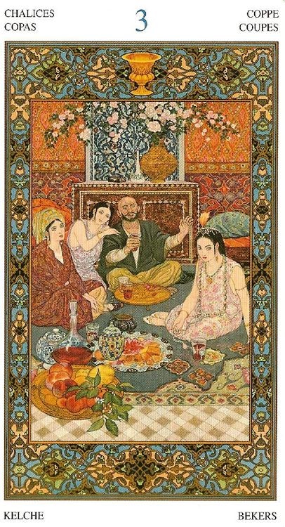 Tarot of the thousand and one 1001 Nights Deck by Bepi Vigna