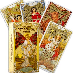 Golden Art Nouveau Tarot Illustrated by Giulia Massaglia