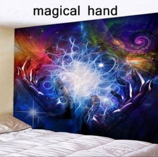 Magiska händer tarot bordsduk väggdekoration