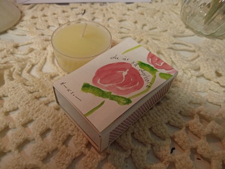 Tändsticksask med doftljus
