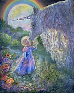 Lisensiert bilde Josephine Wall Unicorn Kiss