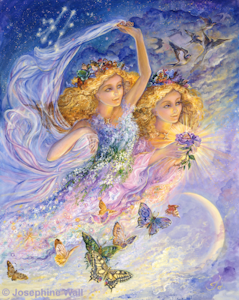 Lisensiert bilde Josephine Wall Tvillingene