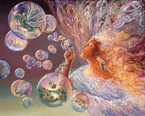 Lisensiert bilde Josephine Wall, Bubble Flower,