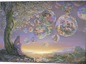 Josephine Wall, Bubble tree Lisensiert bilde
