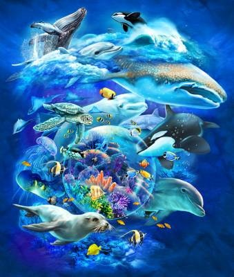 Lisensiert bilde Tami Alba Sea World globe