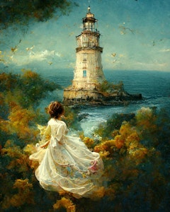 Fyrtårn fe Fairy of the lighthouse ©Marine and the fae