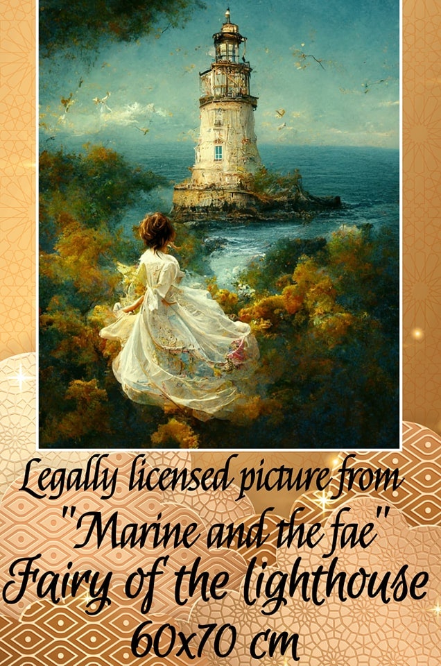 Fyrtårn fe Fairy of the lighthouse ©Marine and the fae