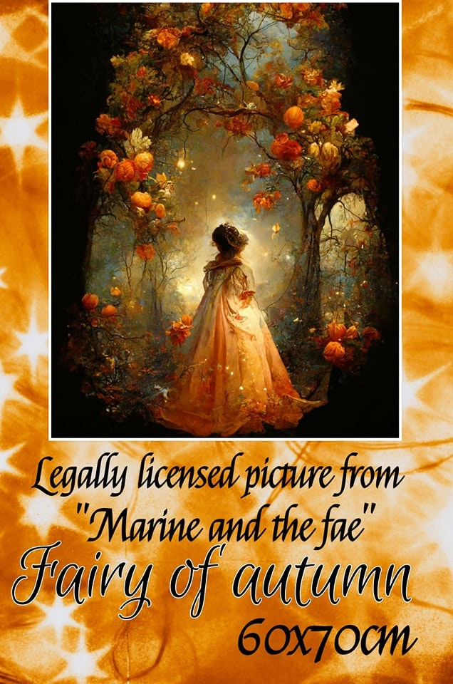 Høst fe Fairy of autumn ©Marine and the fae