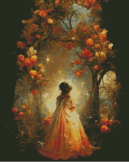 Høst fe Fairy of autumn ©Marine and the fae