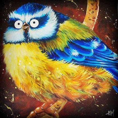 Fluffy blåmeis