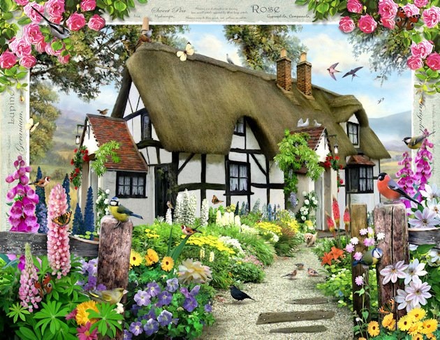 Lisensiert bilde Howard Robinson Rose Cottage