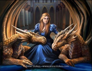 Lisensiert bilde Anne Stokes Fierce loyality