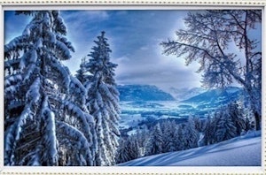 Blå vinter