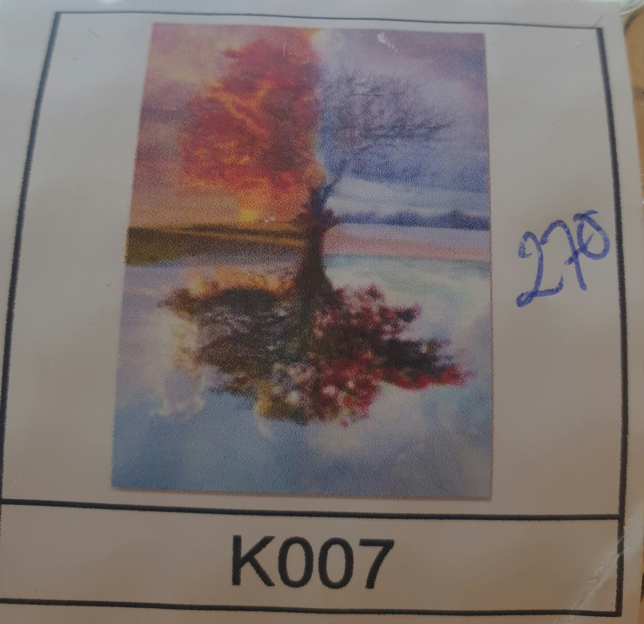 Årstider med plakat oppheng
