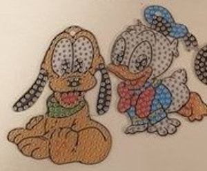 Nøkkelring/ veskepynt med blinke lys