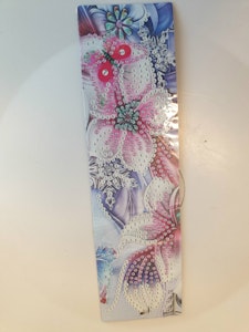 Ett bokmerke lyse blomster