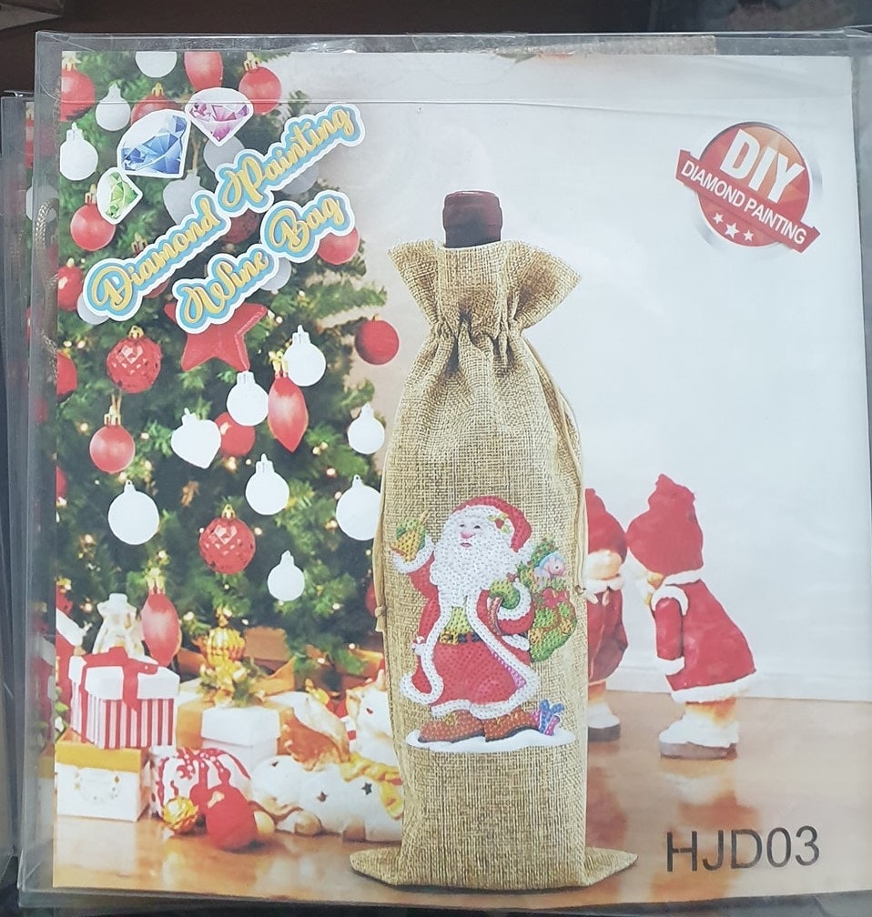 Vinpose nisse med sekk