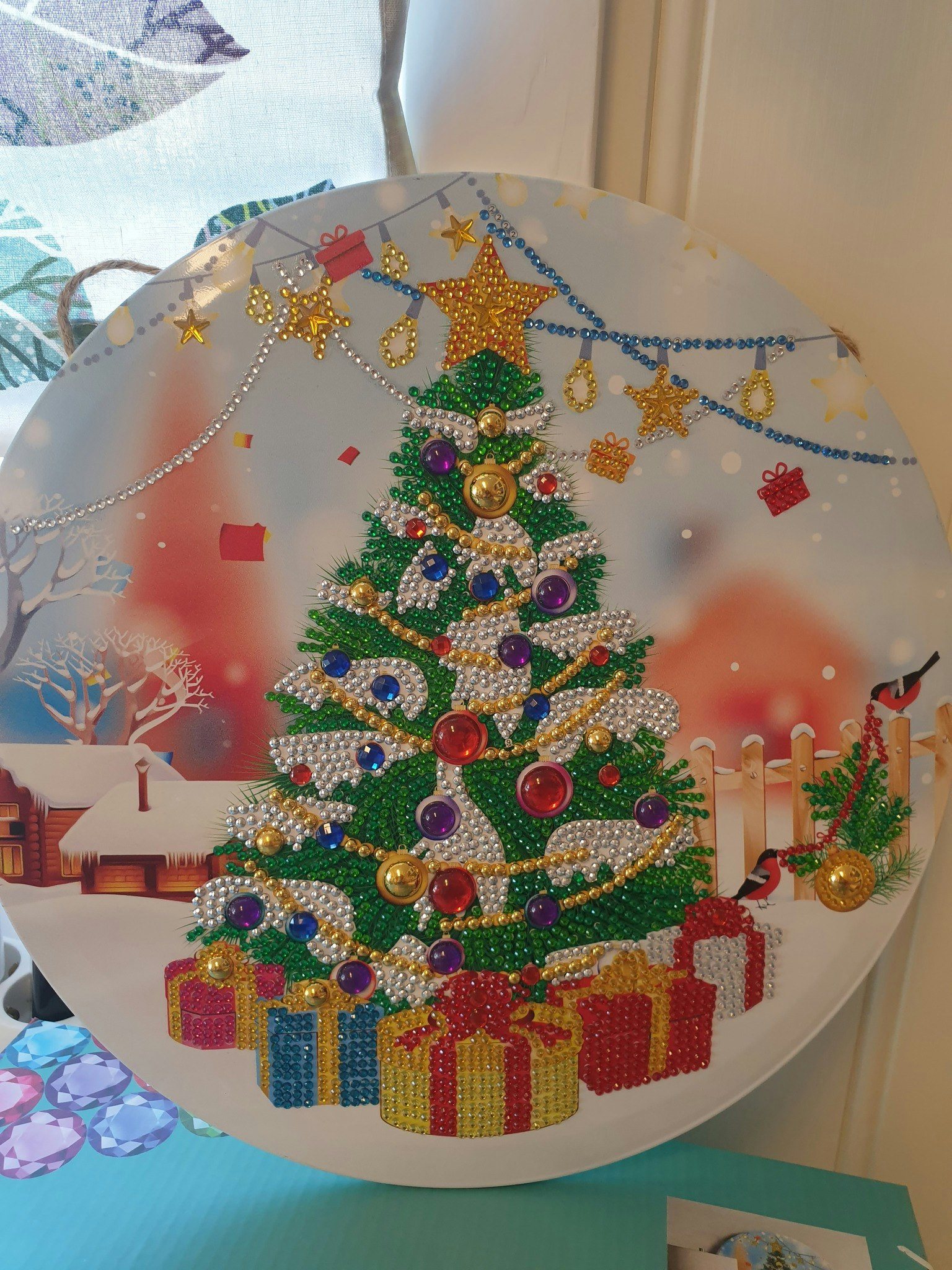 Metalplater nisse eller juletre