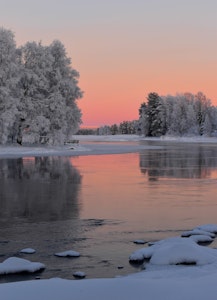 Natur Peachy sunset ©Sari Heikkinen