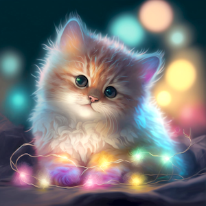 Katt It's not christmas anymore but..  ©Morgana.fantasy.ai