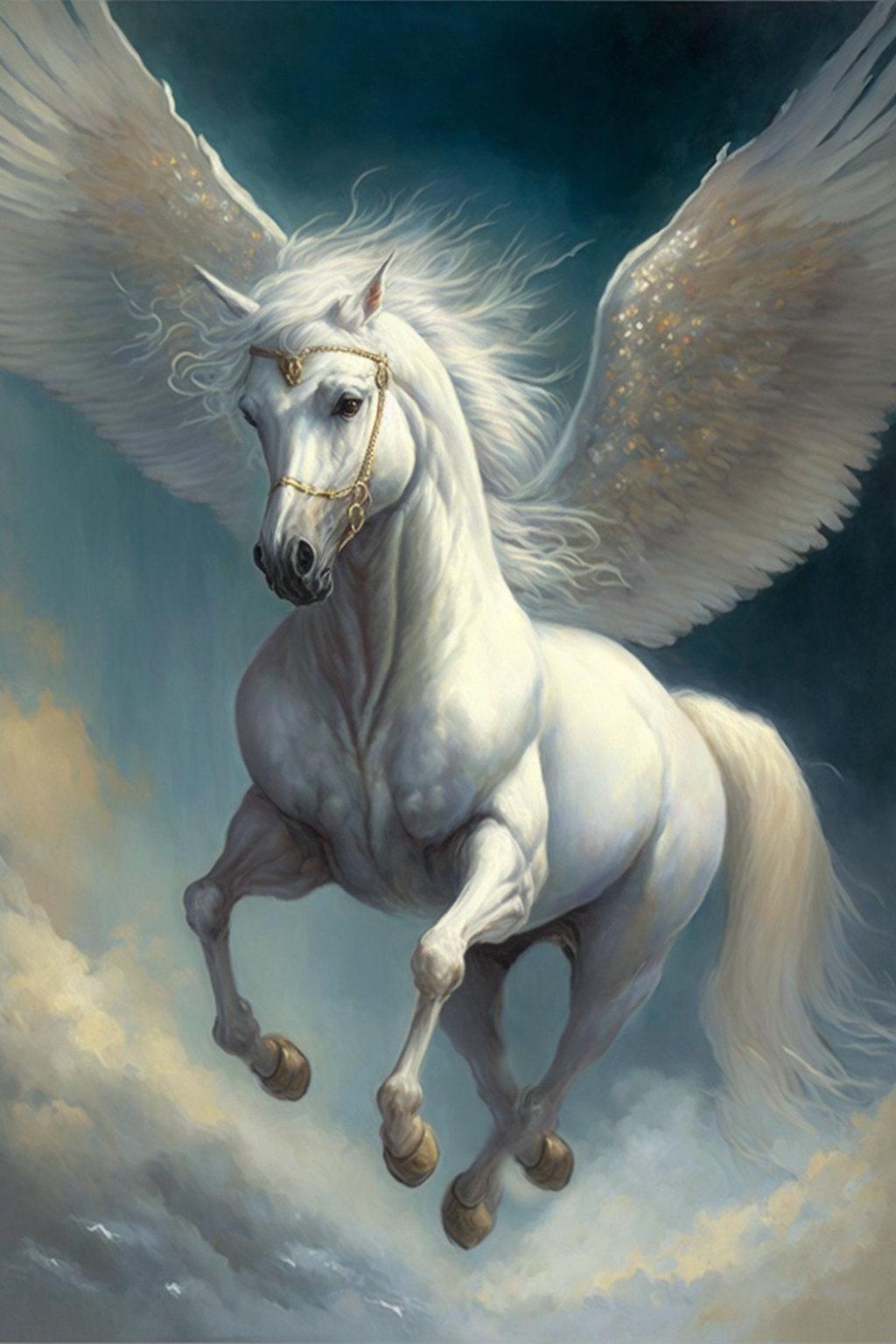 Enhjørning Magical unicorn  ©Morgana.fantasy.ai