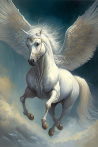 Enhjørning Magical unicorn  ©Morgana.fantasy.ai