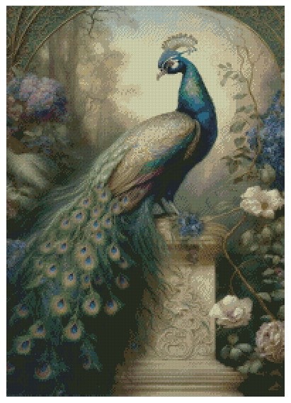 Påfugl Peacock  ©Morgana.fantasy.ai