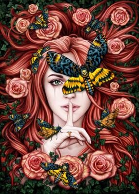 Lisensiert bilde Sara Richter Lady Moth