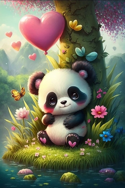 Panda Liten Panda  ©Morgana.fantasy.ai