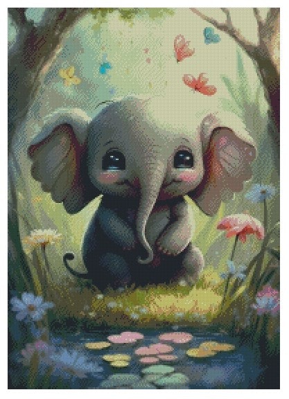 Liten Elefant  ©Morgana.fantasy.ai