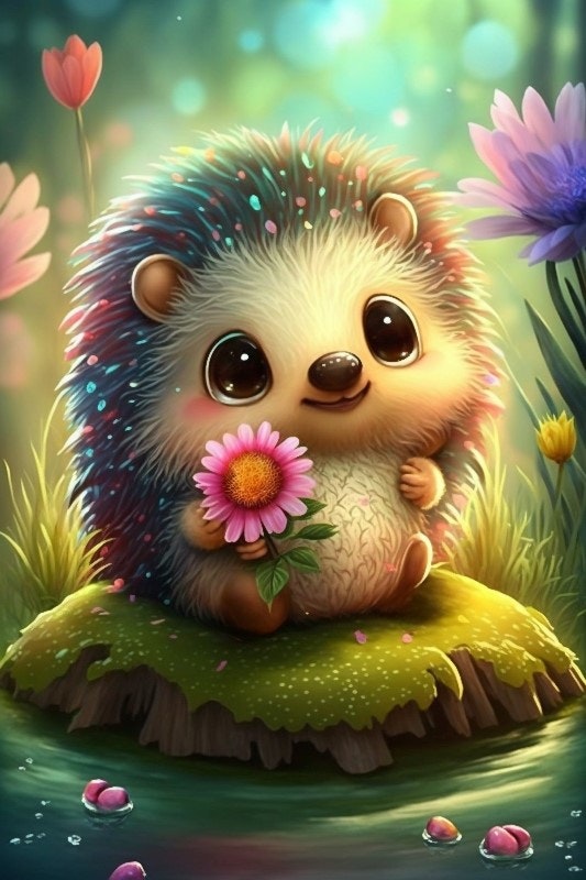 Lite Pinnsvin  ©Morgana.fantasy.ai