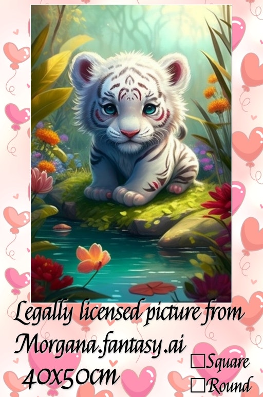 Liten Tiger  ©Morgana.fantasy.ai