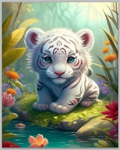 Liten Tiger  ©Morgana.fantasy.ai