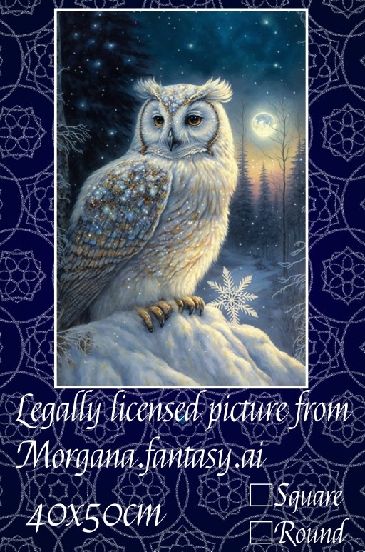 Snøugle  ©Morgana.fantasy.ai