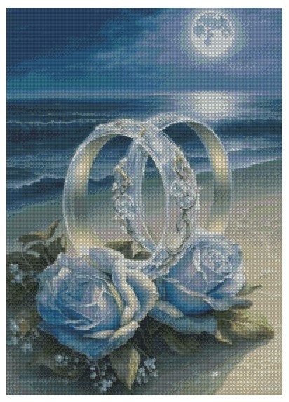 Ringer på en strand med noen AB farger  ©Morgana.fantasy.ai