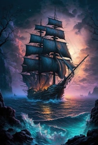 Seilskute  ©Morgana.fantasy.ai