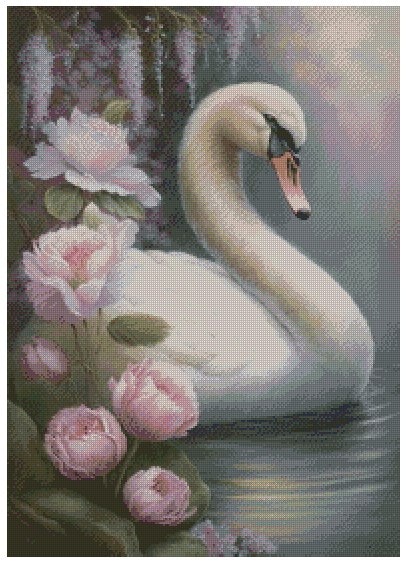 Hvit svane  ©Morgana.fantasy.ai