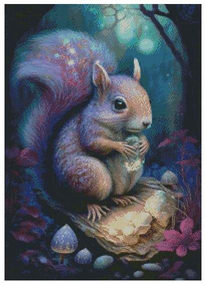 Perlebilders eksklusive Ekorn  ©Morgana.fantasy.ai