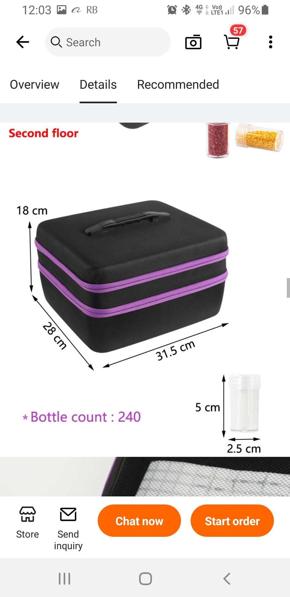 Perle oppbevaring 240 store bokse