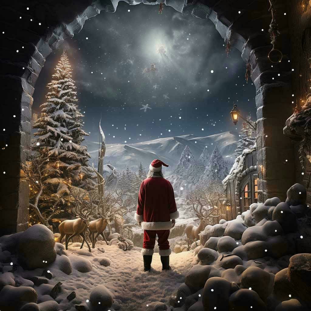 Portalen på Nordpolen ©@thesanta603