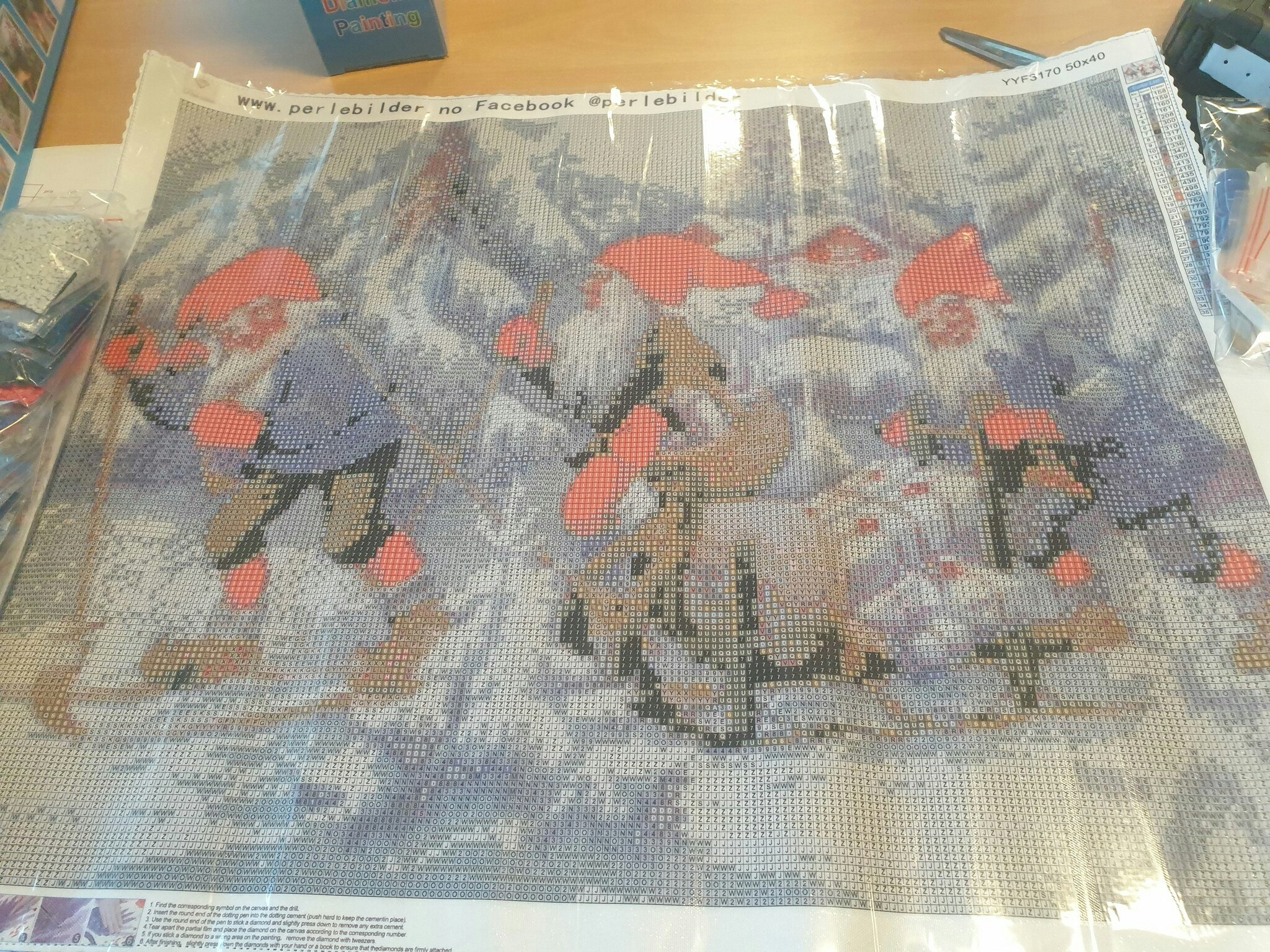 Tre nisser på skitur